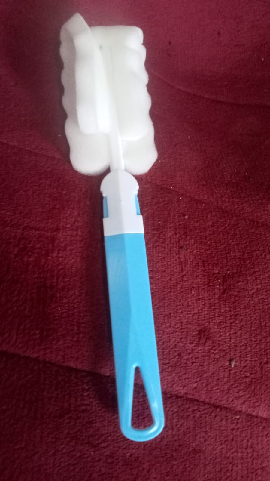 8857 વાનગીઓ માટે સ્પોન્જ ક્લિનિંગ બ્રશ કિચન ટૂલ બોટલ સોફ્ટ બ્રશ| પ્લાસ્ટિકના લાંબા હેન્ડલ સાથે ક્લિનિંગ બ્રશ ક્લીનર, કપ મગ કેટલ્સ વાઇન ગ્લાસ અને બેબી બોટલ્સ માટે સોફ્ટ ડીશ ધોવાનું ફોમ ક્લિનિંગ બ્રશ (1 પીસી)