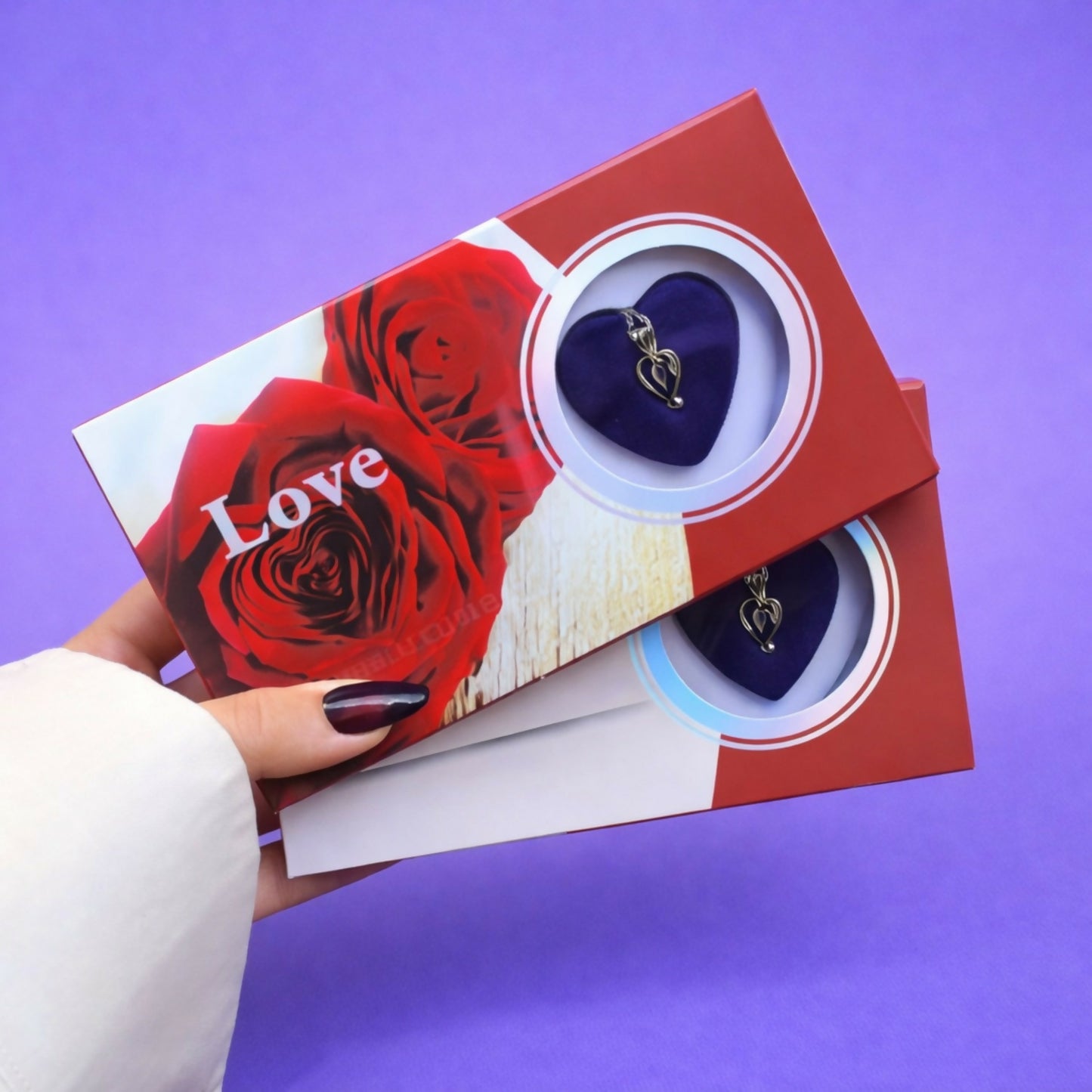 Love Pearl Necklace & Pendant Gift Set with Oyster Can Surprise