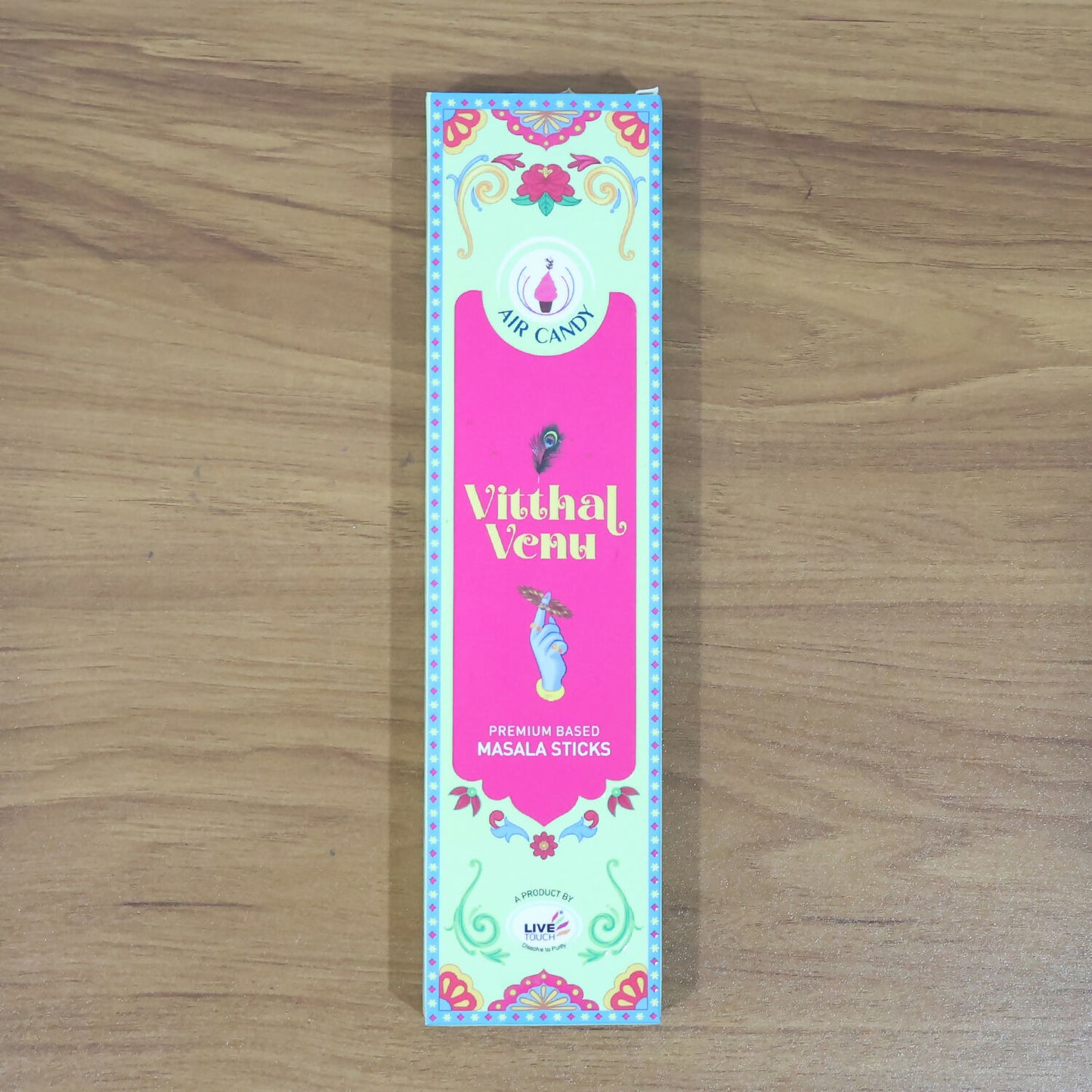 Air Candy Vitthal Venu Premium Masala Incense Sticks – Divine Fragrance for Prayer, Meditation & Peaceful Ambience (Pack of 10 Sticks)