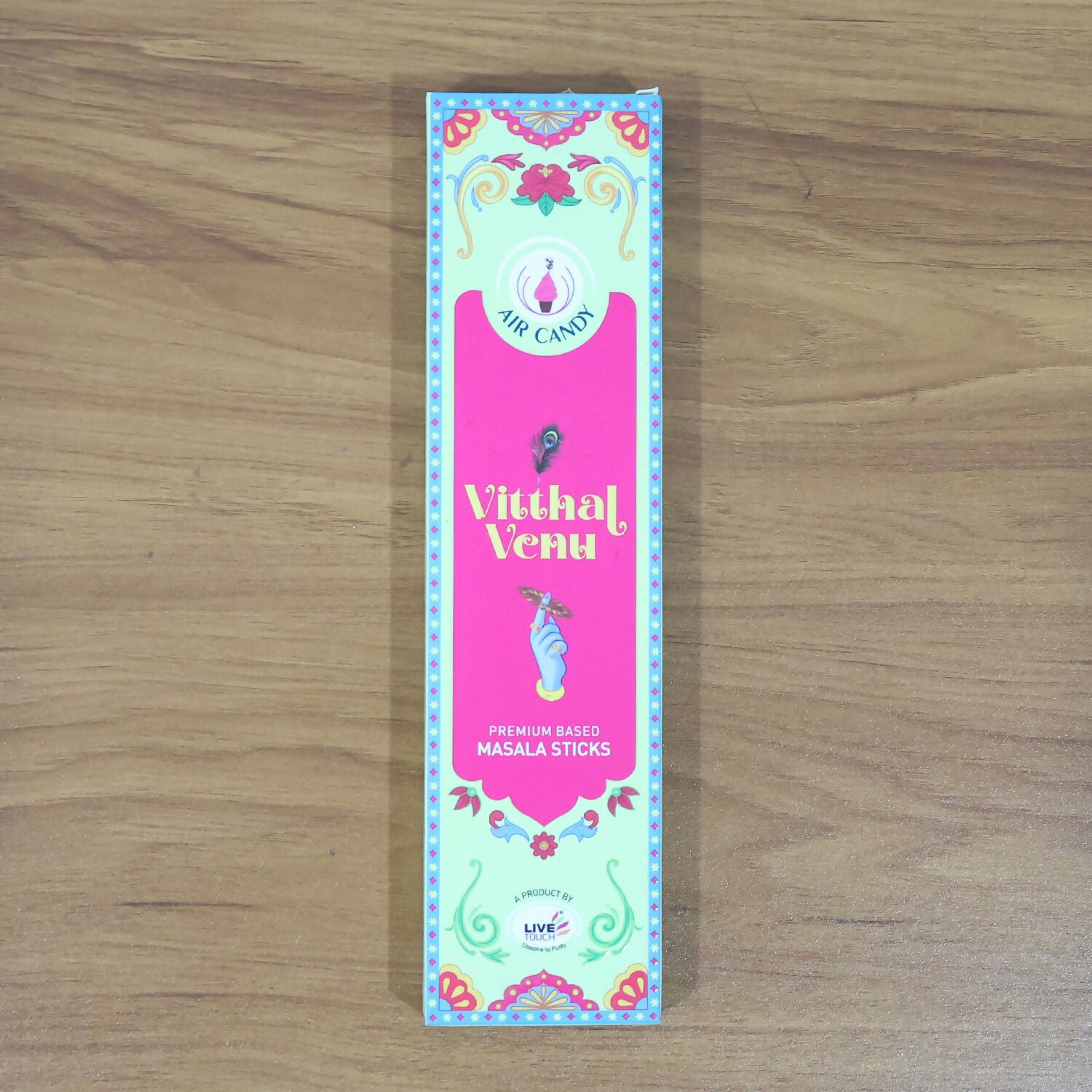 Air Candy Vitthal Venu Premium Masala Incense Sticks – Divine Fragrance for Prayer, Meditation & Peaceful Ambience (Pack of 10 Sticks)