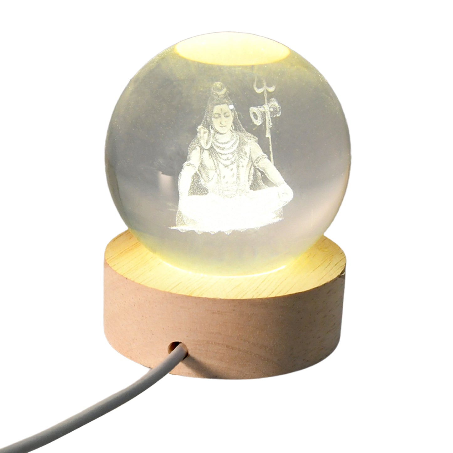 3D Crystal Ball lamps for Bedroom 3D Lamps for Home Decoration 3D Crystal Ball Night Light Gifts for Women Gifts for Men Room Decor Items for Bedroom for Friend and Family (1 Pc)