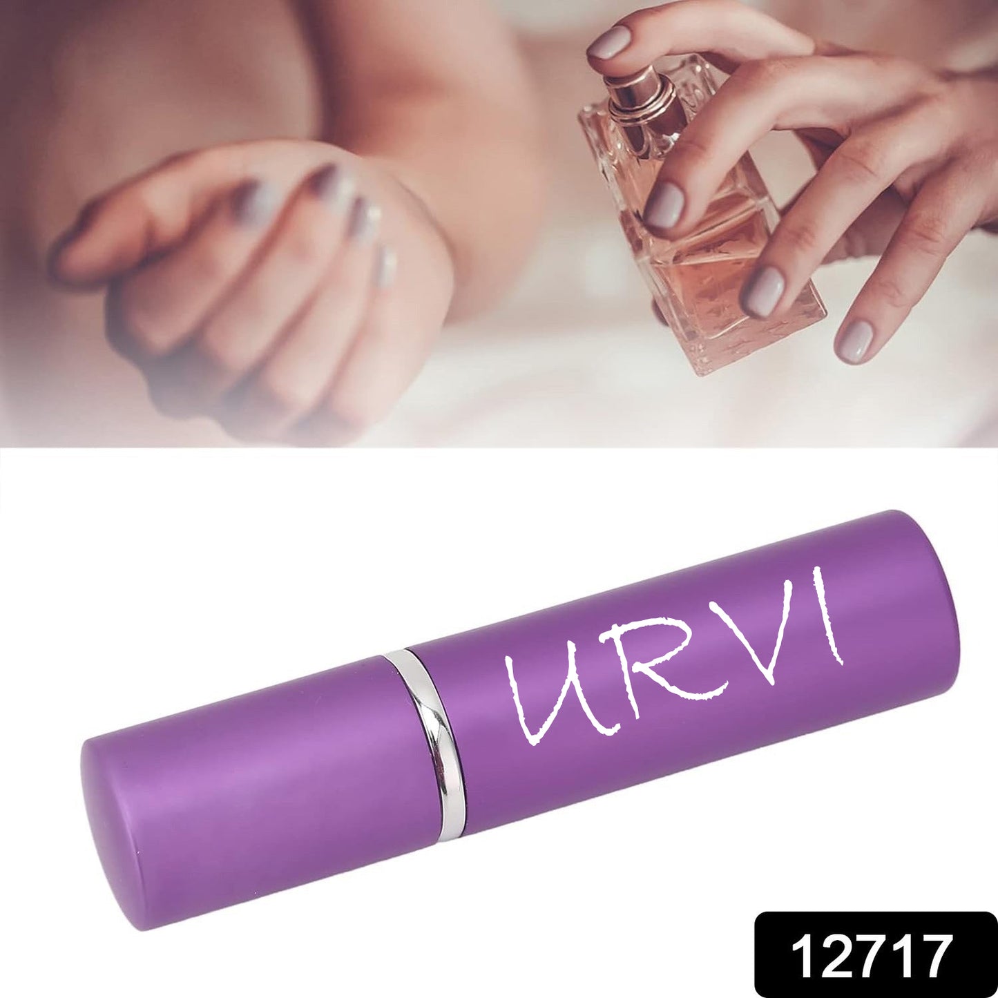 Customize Empty Spray / Perfume Bottle Refillable Fine Mist Perfume For Sanitizer Travel Beauty Makeup Perfume filler (1 Pc)