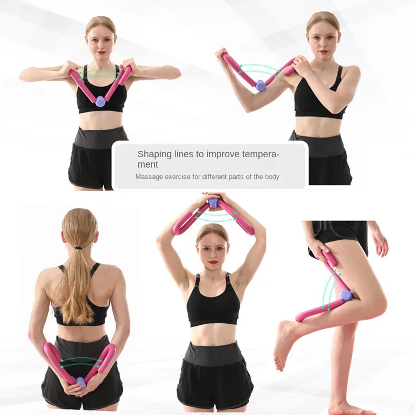 Model demonstrating Fitness Thigh Toner workout