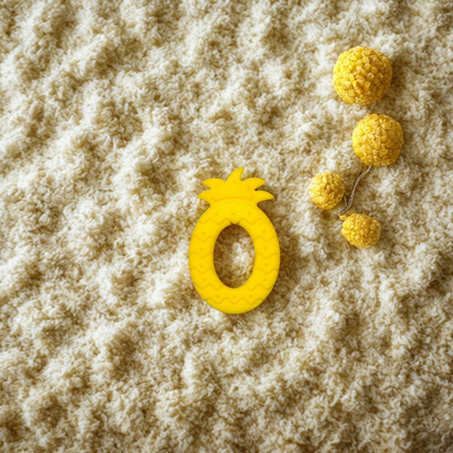 Pineapple shaped silicone Baby Teether
