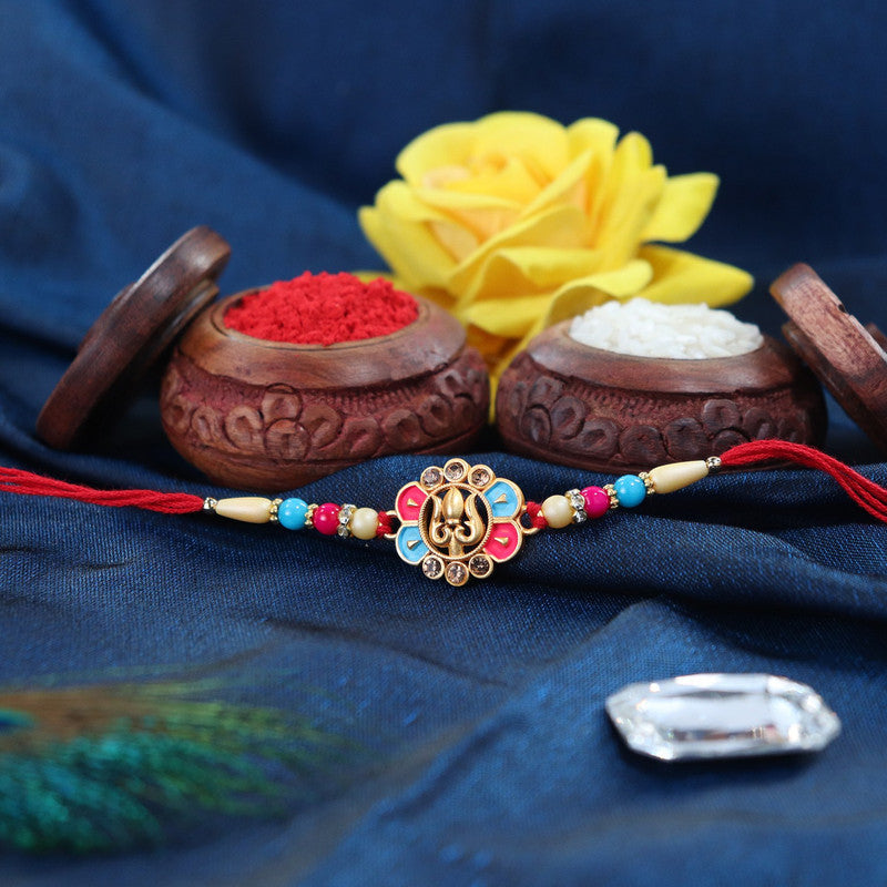 Rakhi gift for brother with 10pcs Chocolates | Rakhi Set of 1 | Assorted Gift Box