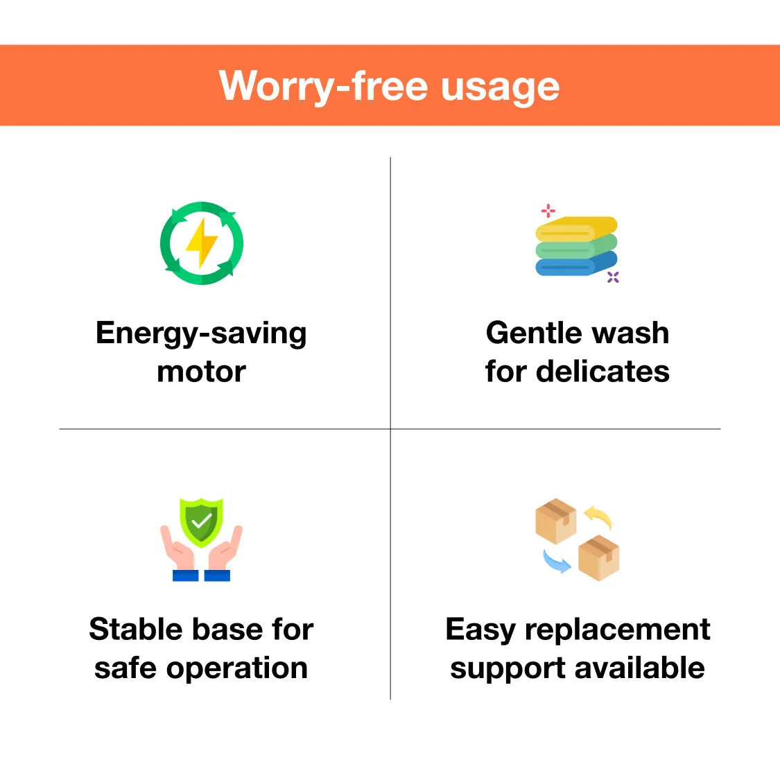 Portable Washing Machine, Foldable Washer and Dryer Combo (1 Set / Mix Color)