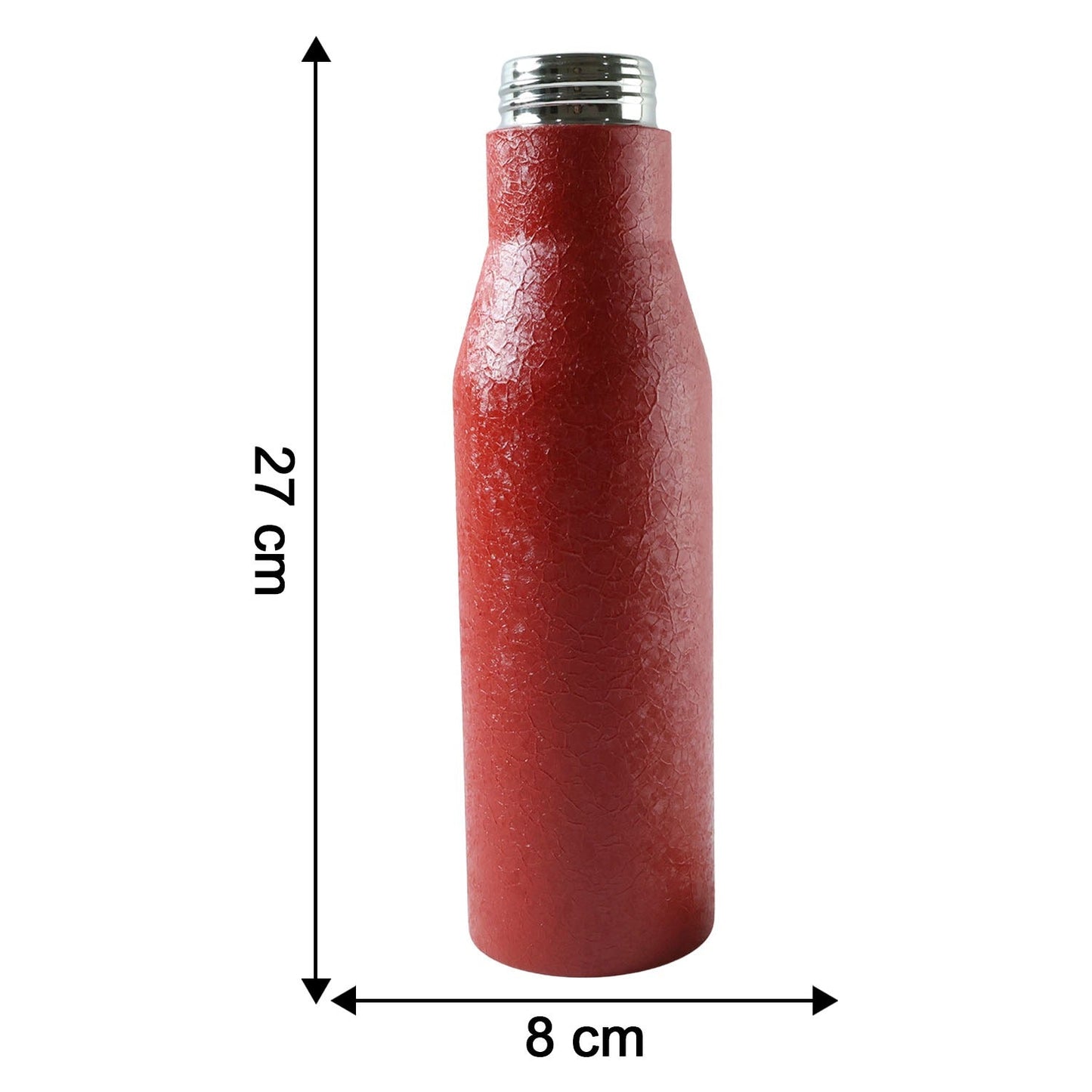 Custom Stainless Steel Water Bottle Red Color (1000 ml, 1 Pc)