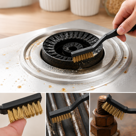Brass Wire Brush – Multi-Purpose Cleaning & Rust Removal | Velvet Wipe
