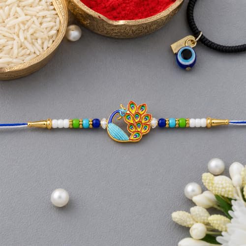 Tom & Jerry Rakhi Combo - Raksha Bandhan Gift with Kalash Shape Pooja Thali, Pack of 6