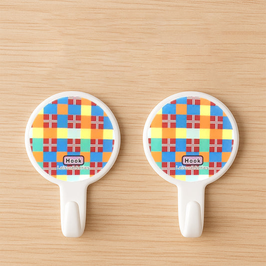 मजबूत स्वयं चिपकने वाला हुक (2 पीसी): भारी ड्यूटी, जलरोधक, सभी उद्देश्य