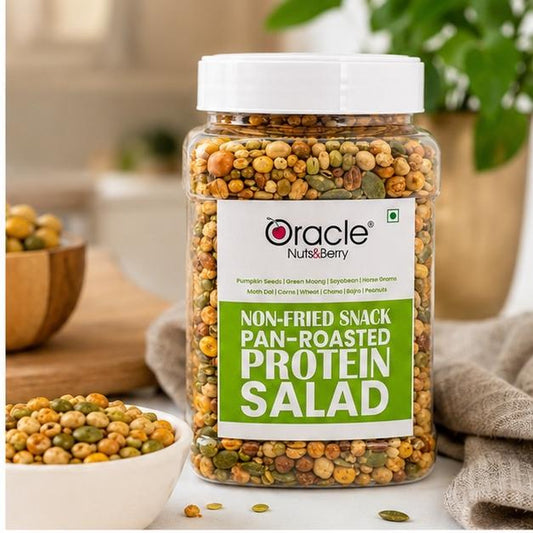 Oracle Protein Salad, Crunchy Pan-Roasted Beans Seeds & Nuts Healthy Protein Mix 450g