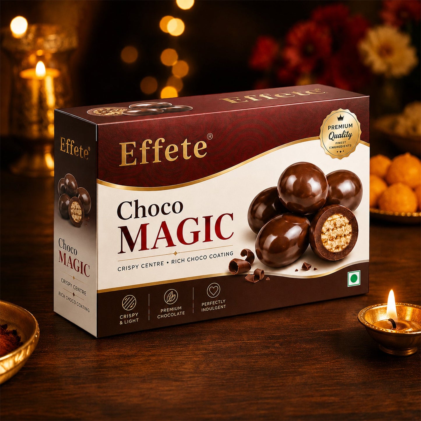 Blue Cartoon Cat Rakhi Set with Choco Magic, Pack of 3