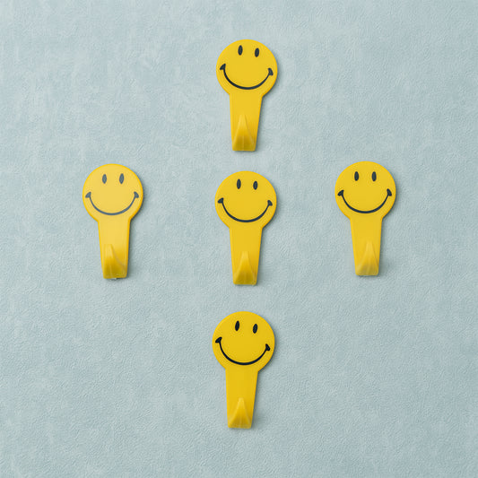 सामान, चाबी और अन्य सामान रखने के लिए 5 पीसी चिपकने वाला हुक