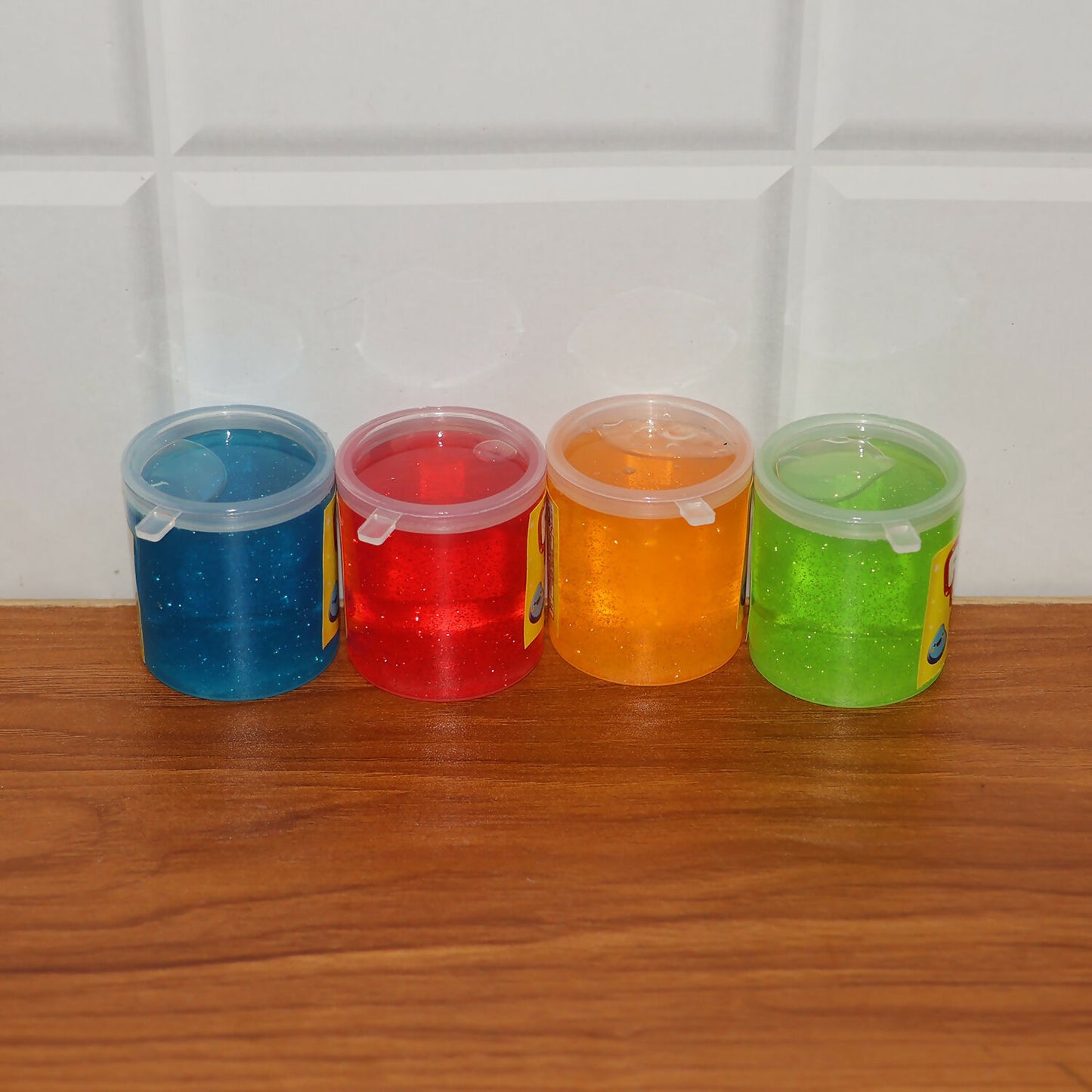 Khyati Frisky Glitter Slime, Stretchy, Shiny & Fun Sensory Play Gel (1Pc/Mix Colour, 40g)