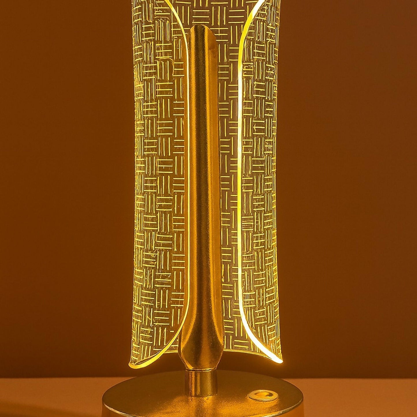 Luxury Golden LED Table Lamp for Bedroom, Living Room & Home Décor