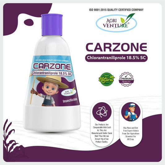 AgriVenture CARZONE ( Chlorantraniliprole 18.5% SC ) Insecticide
