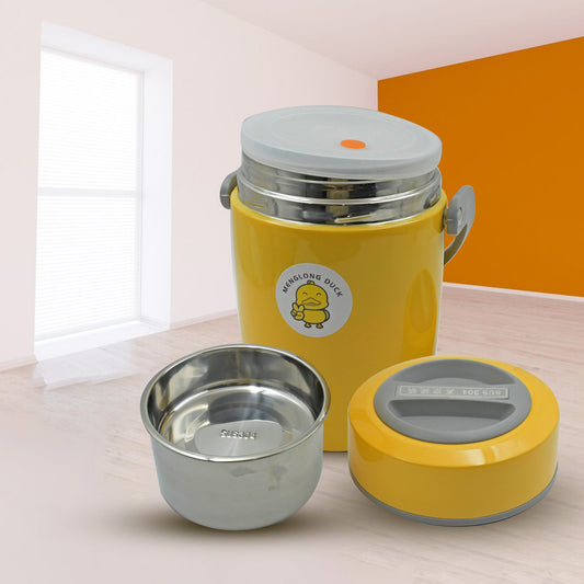 भारी रिसाव प्रूफ स्टेनलेस स्टील लंच बॉक्स / टिफिन बॉक्स, 2 कम्पार्टमेंट, भोजन के लिए थर्मल कंटेनर के लिए फूड बॉक्स स्टेनलेस स्टील छात्रों के लिए काम के लिए यात्रा के लिए (2 लीटर)