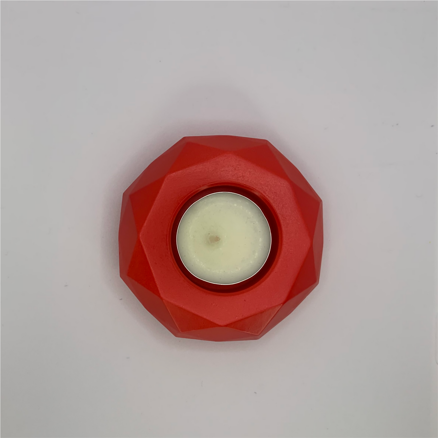 Diamond Diya red tealight candle Elegant Home Decor Handmade