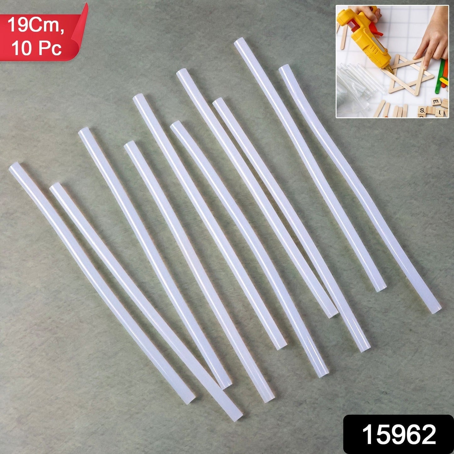 Clear glue sticks for hot glue gun