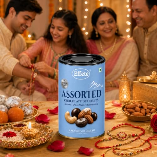 Om Rakhi Combo - Raksha Bandhan Gift with Assorted Choco 96gm, Pack of 5 | Rakhi Gift
