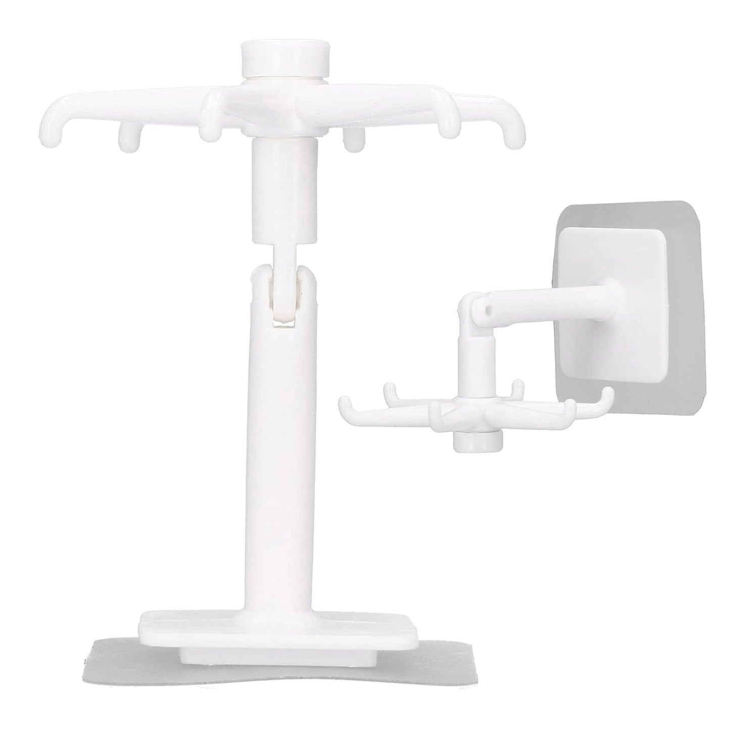 360° घूमने वाला फोल्डिंग हुक स्वयं चिपकने वाला वाटरप्रूफ दीवार पर लगाया जाने वाला हुक