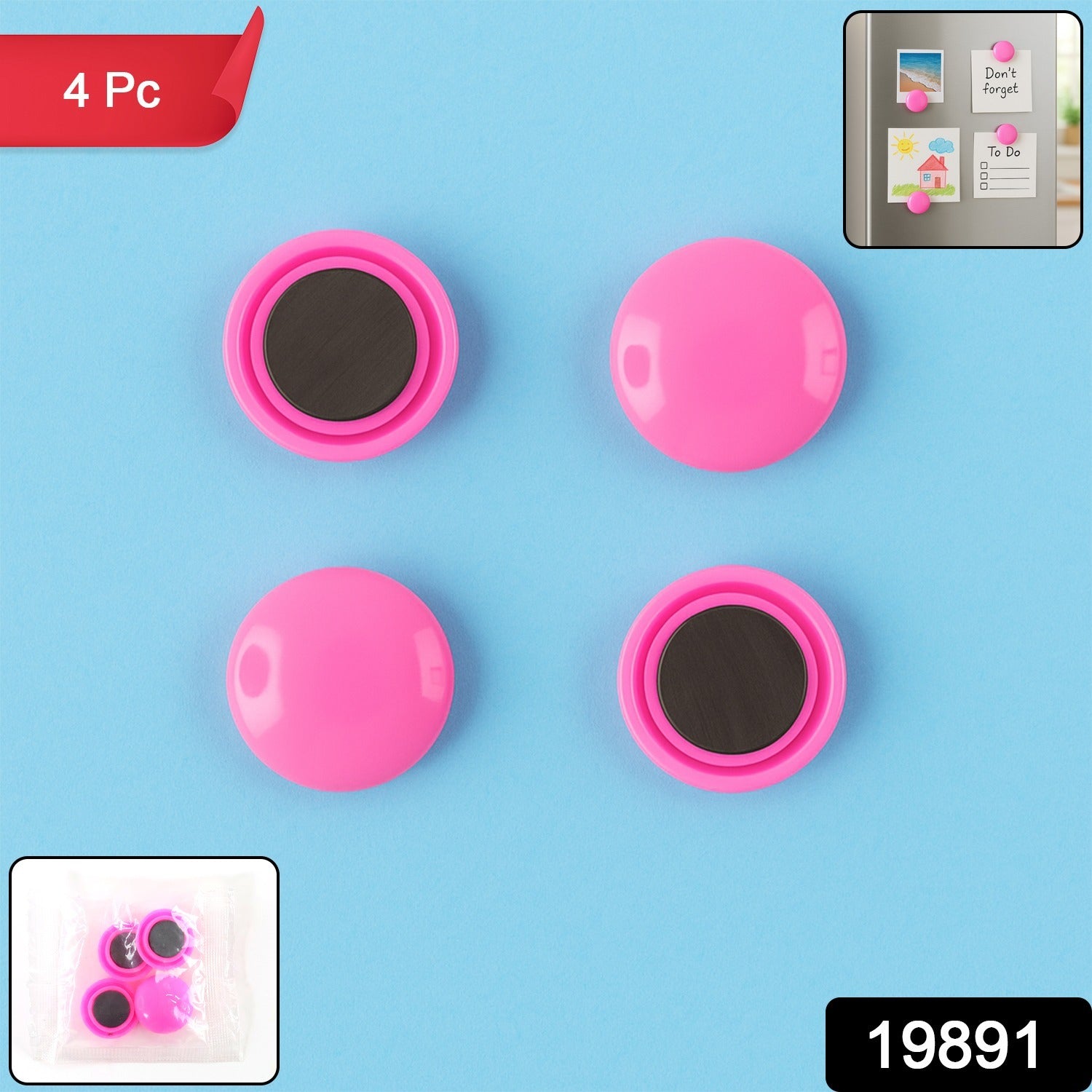 Round Fridge Magnets