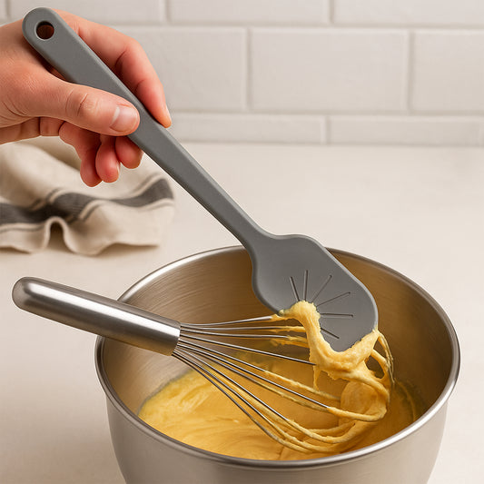 सिलिकॉन व्हिस्क क्लीनर किचन टूल / व्हिस्क स्क्रैपर टूल (1 पीस)