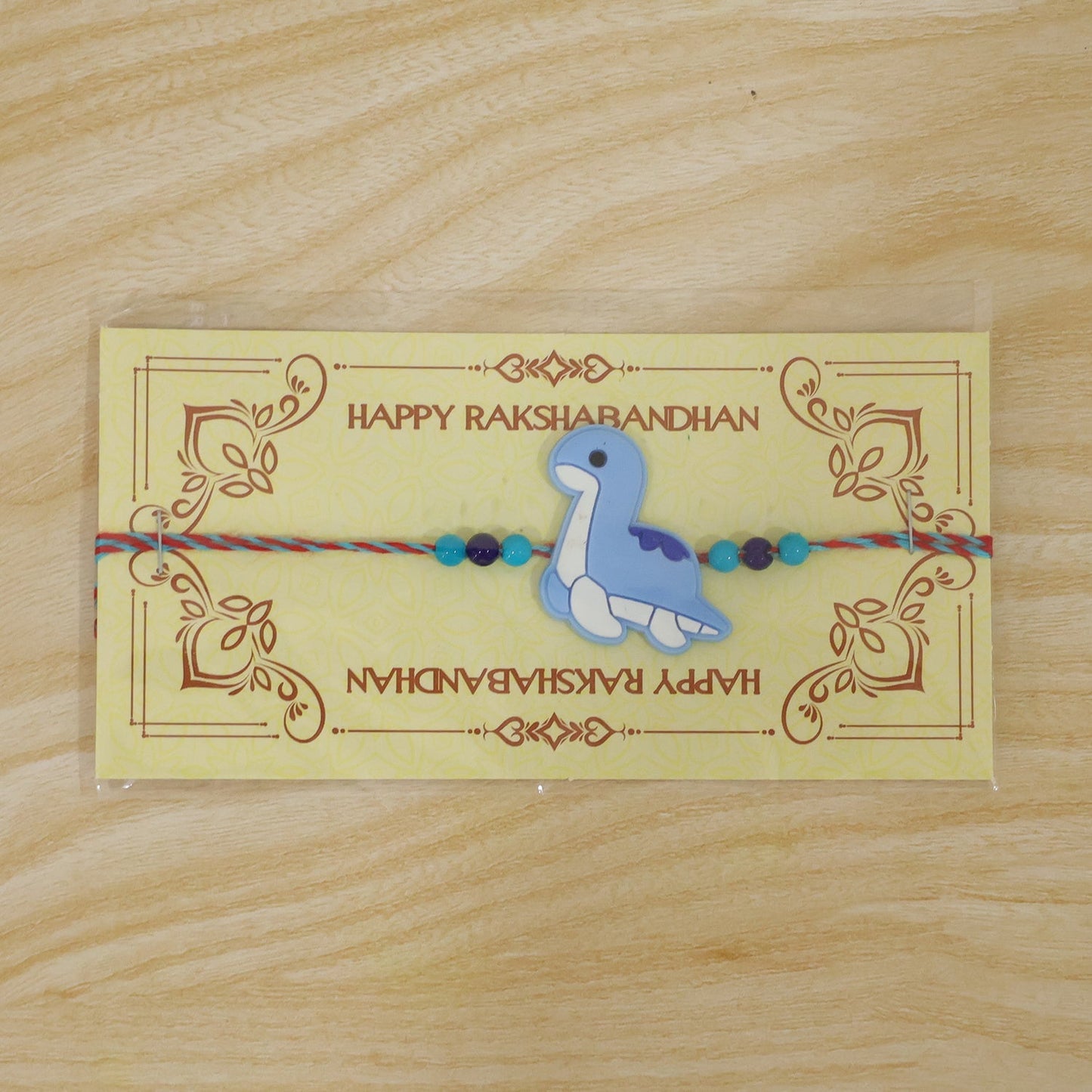 Kids Beaded Cartoon Charm Rakhi for Raksha Bandhan (5pcs)