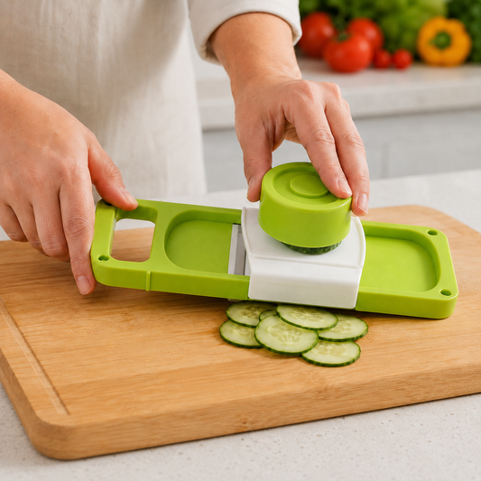 Foldable Vegetable Slicer – 5-in-1 Multi-Blade | CookAura