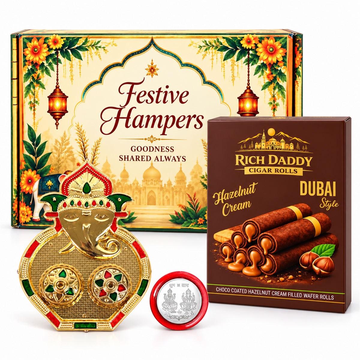 Ganesh Kumkum Dish Gift Hamper