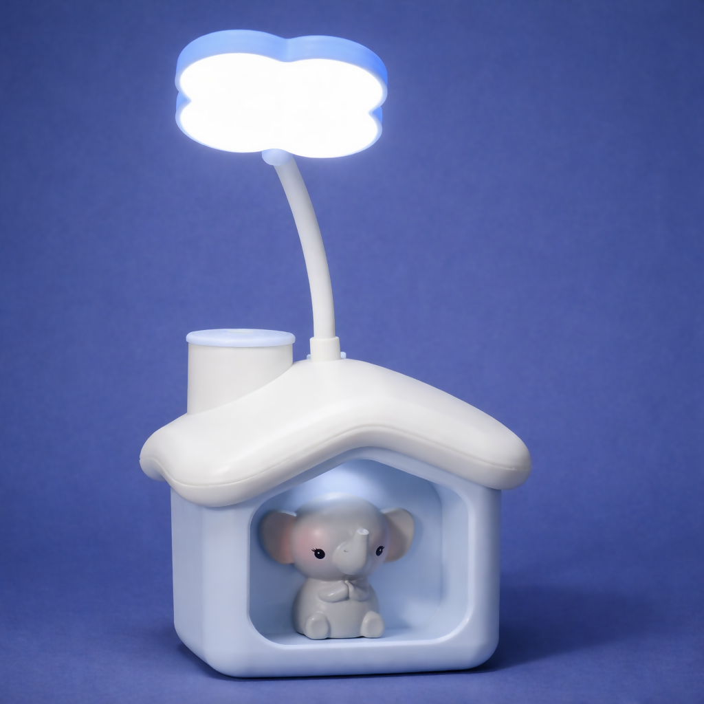 LED Desk Lamp with Piggy Bank, Study Night Light for Bedroom & Tabletop