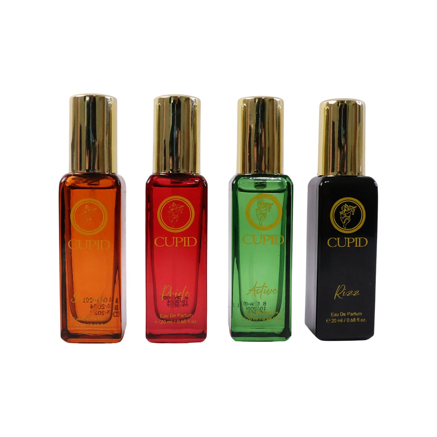 Cupid Premium Perfume Gift Set for Men Long Lasting Fragrance Collection (4x20ml)