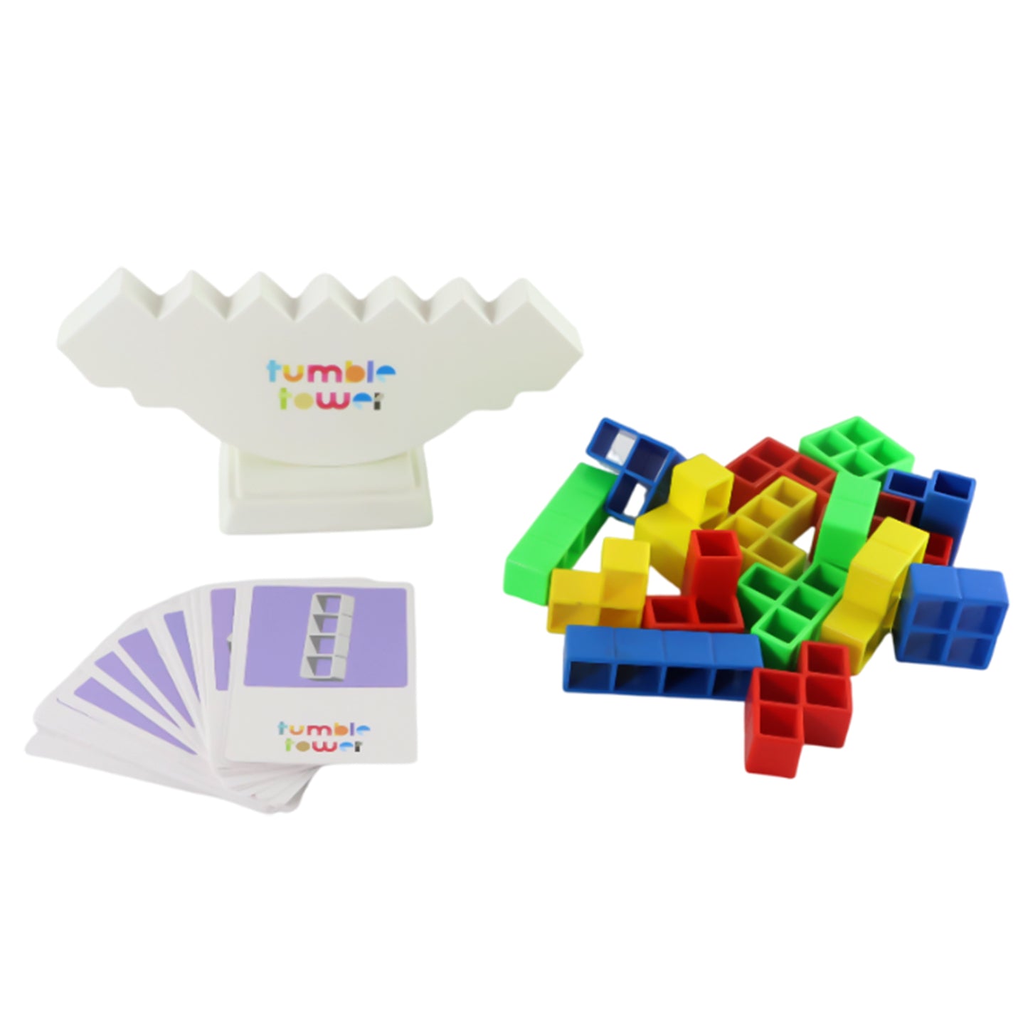 Tumble Tower Balancing Block Game – Fun Family Stacking Strategy Toy for Kids & Adults
