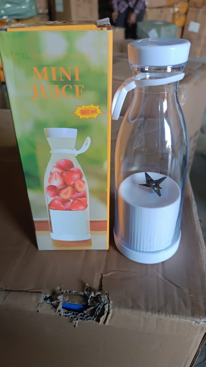 Blender Portable Juicer with 6 Blades 380 Ml Multicolor