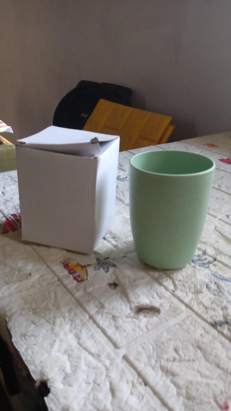 पुन: प्रयोज्य कप/मग/ग्लास/टम्बलर सेट चाय कॉफी पीने के लिए पर्यावरण अनुकूल कप, डिशवॉशर सुरक्षित, घर कार्यालय के लिए नॉन-स्लिप बाथरूम कप टूथ कप (1 पीस)