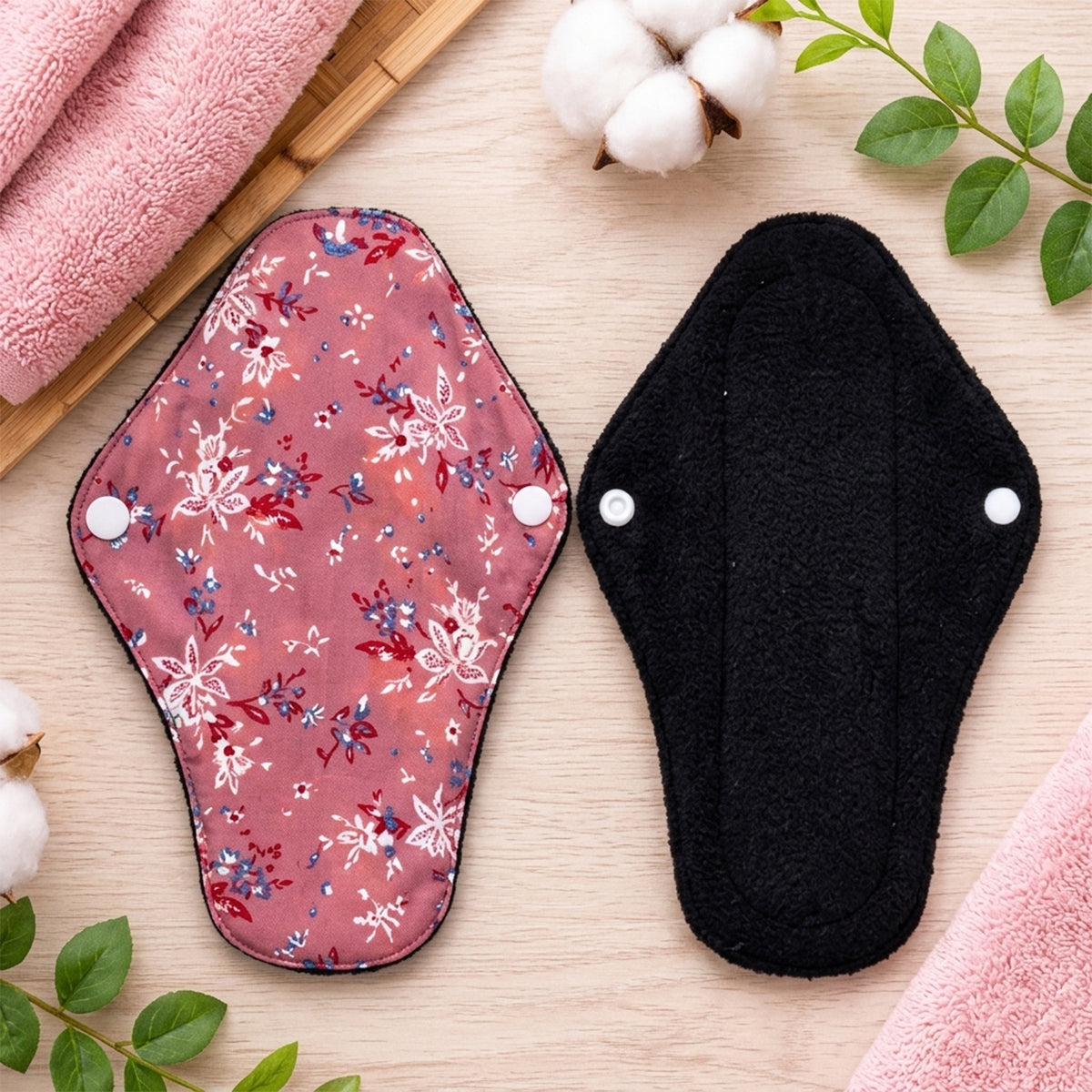 Reusable Cloth Sanitary Pads – 4 Pc Eco-Friendly Set