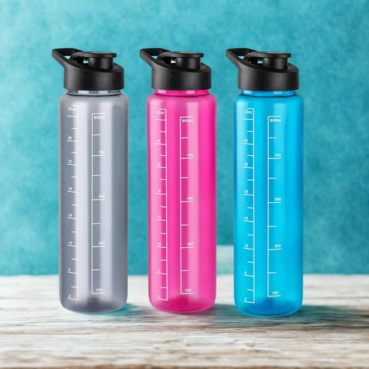 Plastic Sports Water Bottle set of 3