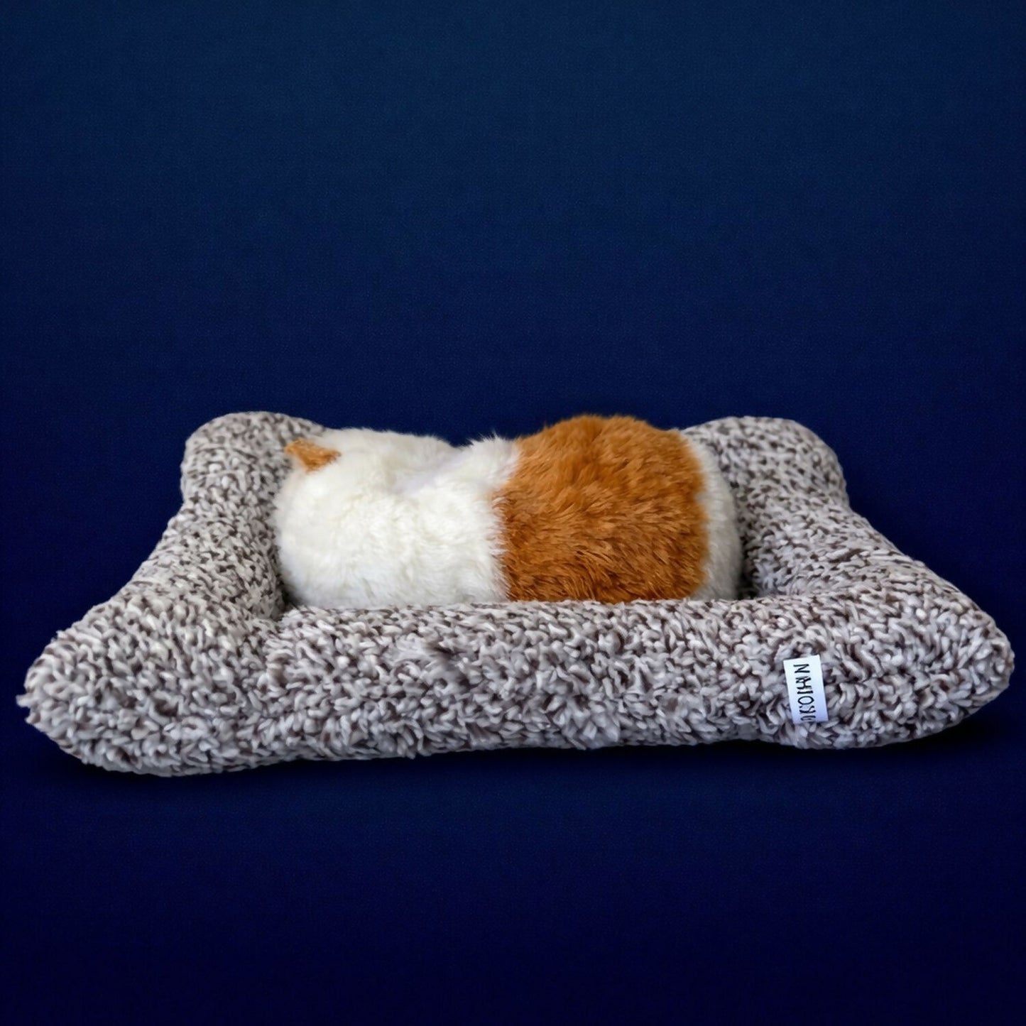 Sleeping Cat Car Dashboard Decor Soft Plush Showpiece for Auto Interior