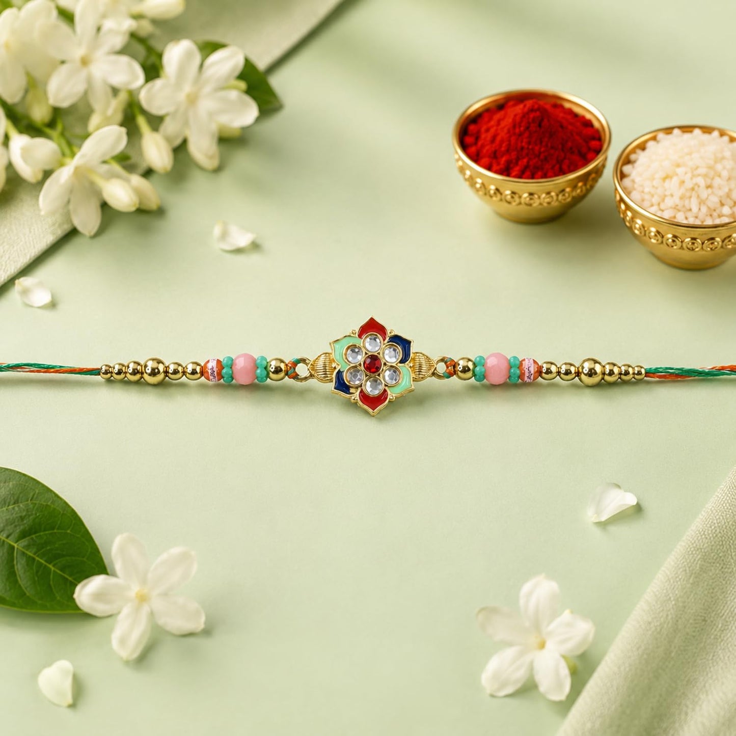 BIG Bro Rakhi for Brother with Pooja Thali - Raksha Bandhan Gift Set, Pack of 7