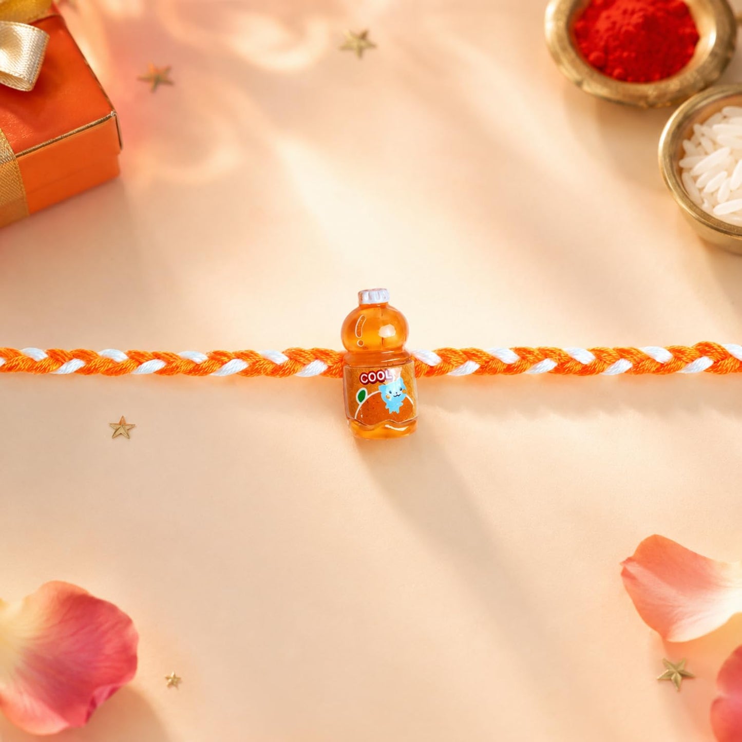Rakhi for Brother & Bhaiya with Biscuit 60gm - Rakshabandhan Gift Set, Pack of 7