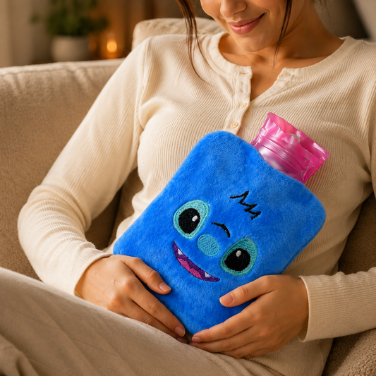 Small Hot Water Bag – Pain Relief & Warming with Cover | FitFuzion