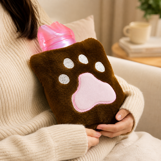 Small Paw Print Hot Water Bag – Effective Pain & Warmth Relief