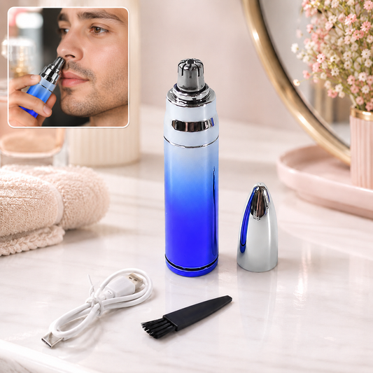 Nose Hair Trimmer – Waterproof, USB Rechargeable Grooming Tool