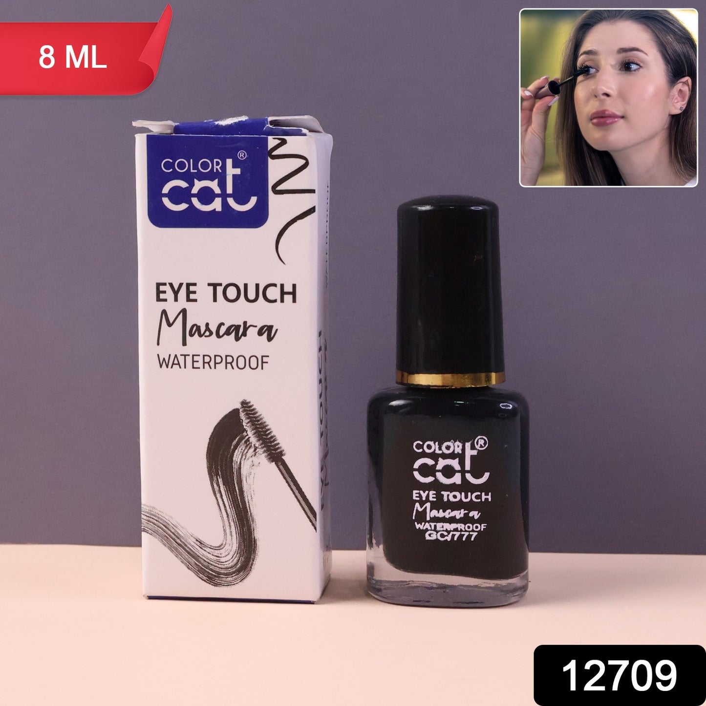 Color Cat Eye Touch Waterproof Mascara (8 ML / 1 Pc)