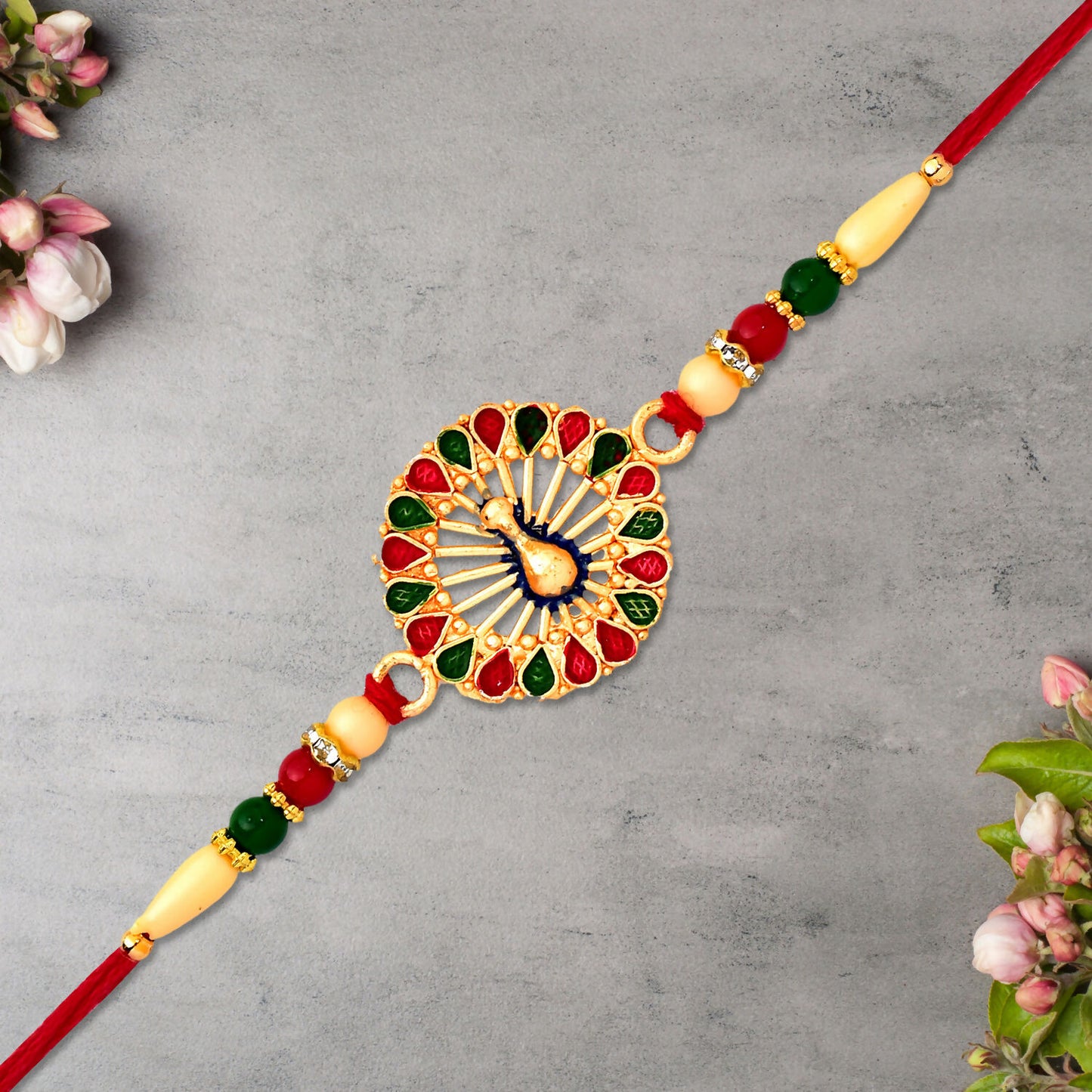 Vinayak Vrat Rakhi with traditional motifs