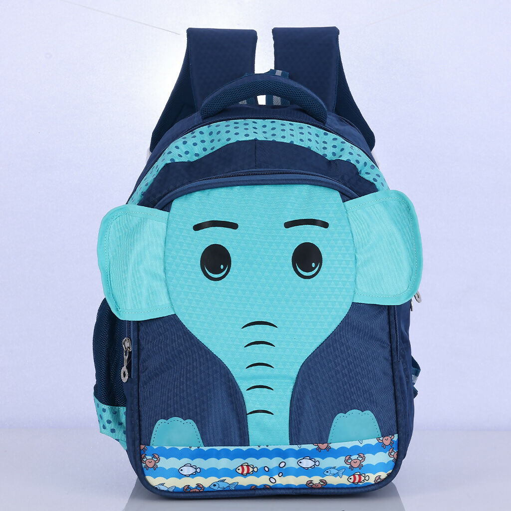 Cute Blue Elephant Kids Backpack for Boys & Girls – Lightweight Preschool School Bag with Cartoon Design, Comfortable Straps & Spacious Compartments