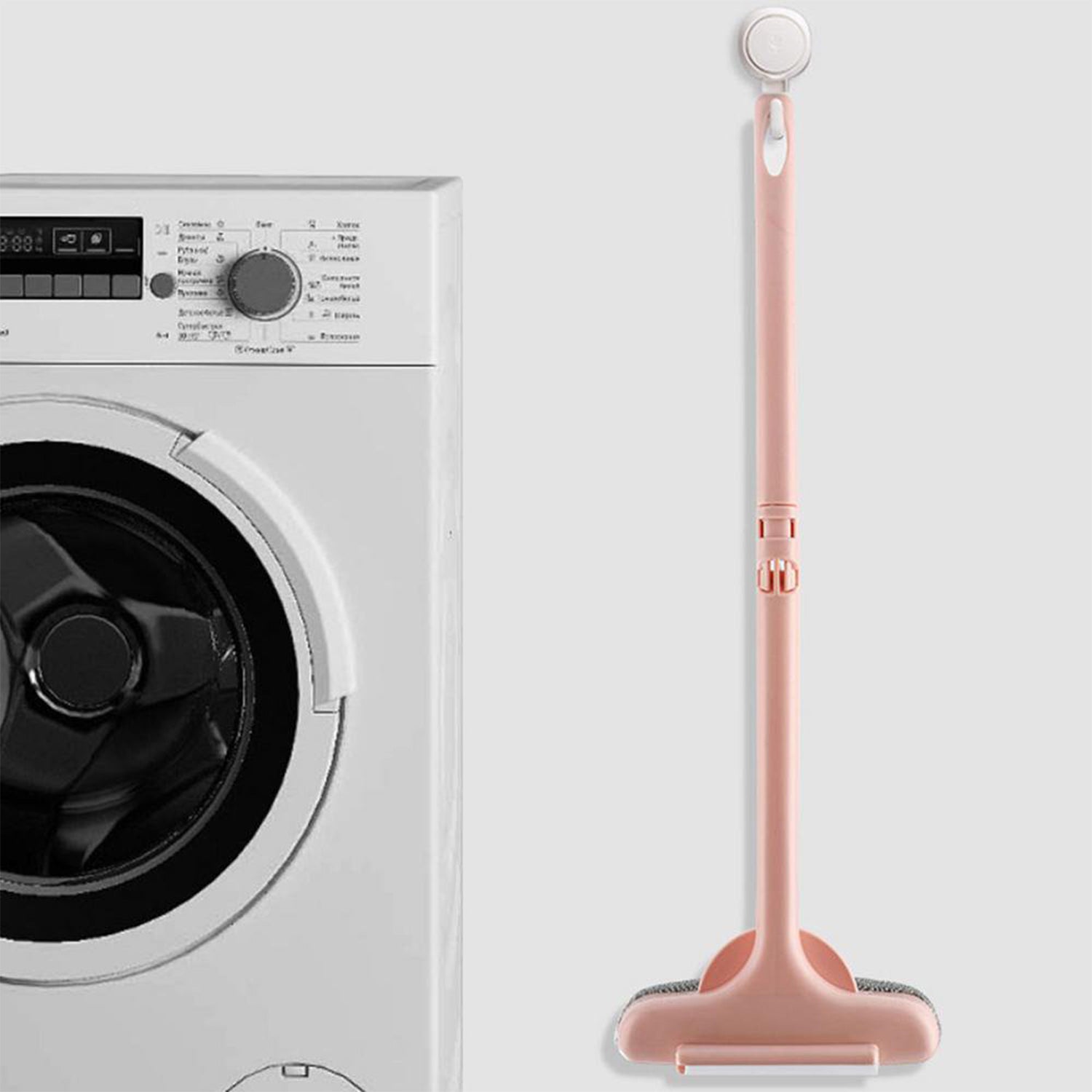 ब्रश 2 इन 1 मेश क्लीनिंग ब्रश और वाइपर विस्तारित हैंडल के साथ विंडो क्लीनिंग ब्रश नेट क्लीनर, मैजिक विंडो क्लीनर ब्रश, विंडो मेश क्लीनर (1 पीस)