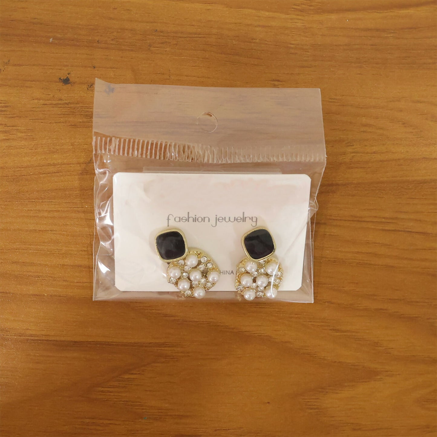 Korean Style Bow Pearl Drop Earrings for Women & Girls