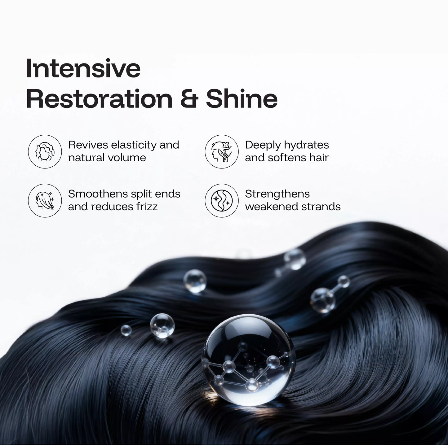 CINCINNUS Black Algae Extract Frizz Repair Hair mask