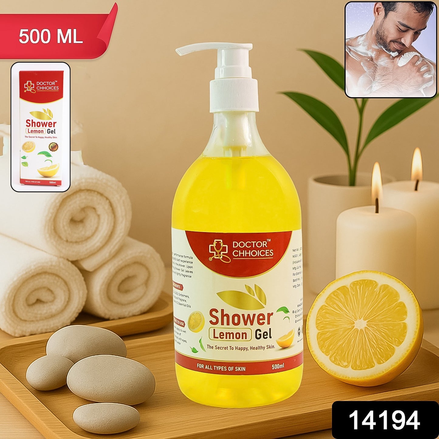 Doctor Choices Citrus Burst Lemon Shower Gel